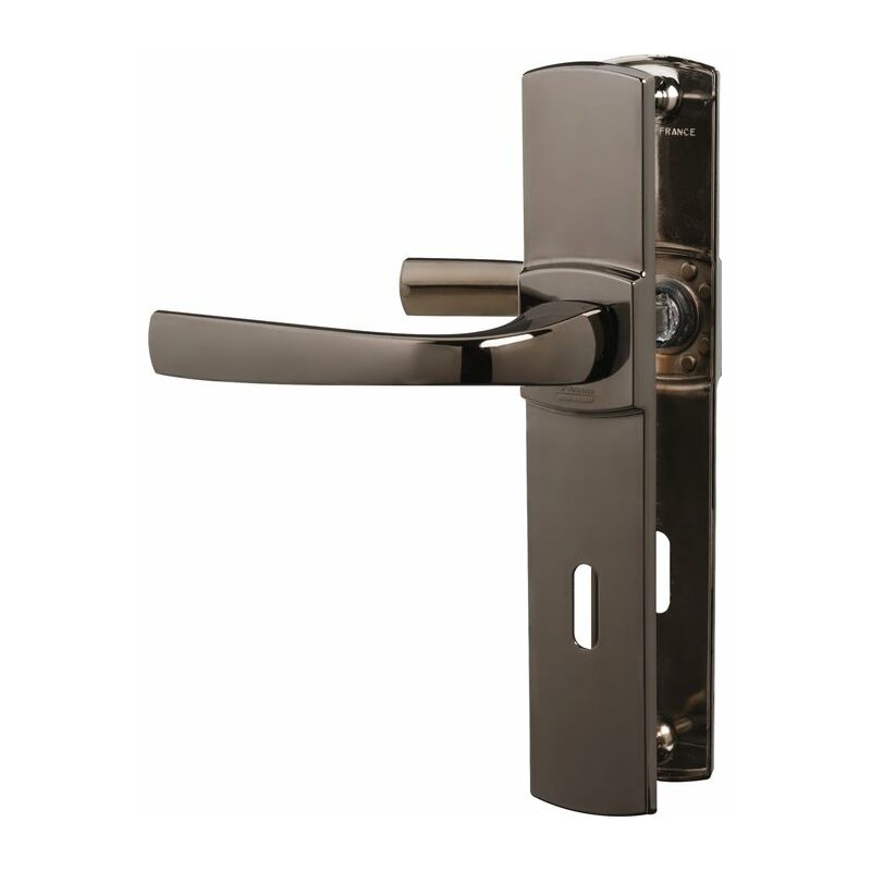 Vachette - Poignée de porte intérieure - Muze Diamant noir - Clé l - 195 mm