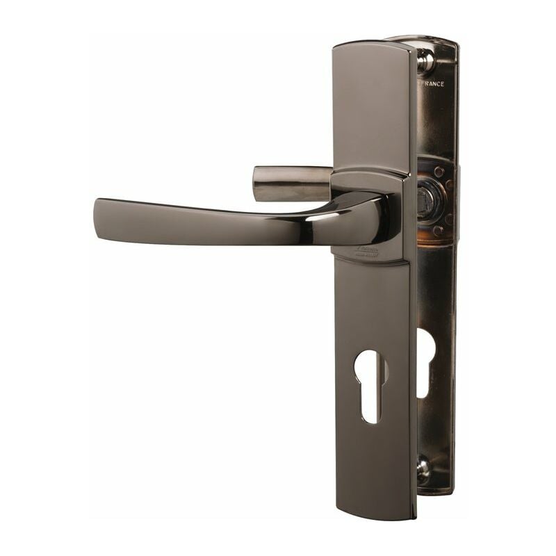 Vachette - Poignée de porte d'entrée - Muze Diamant noir - Clé i - 195 mm