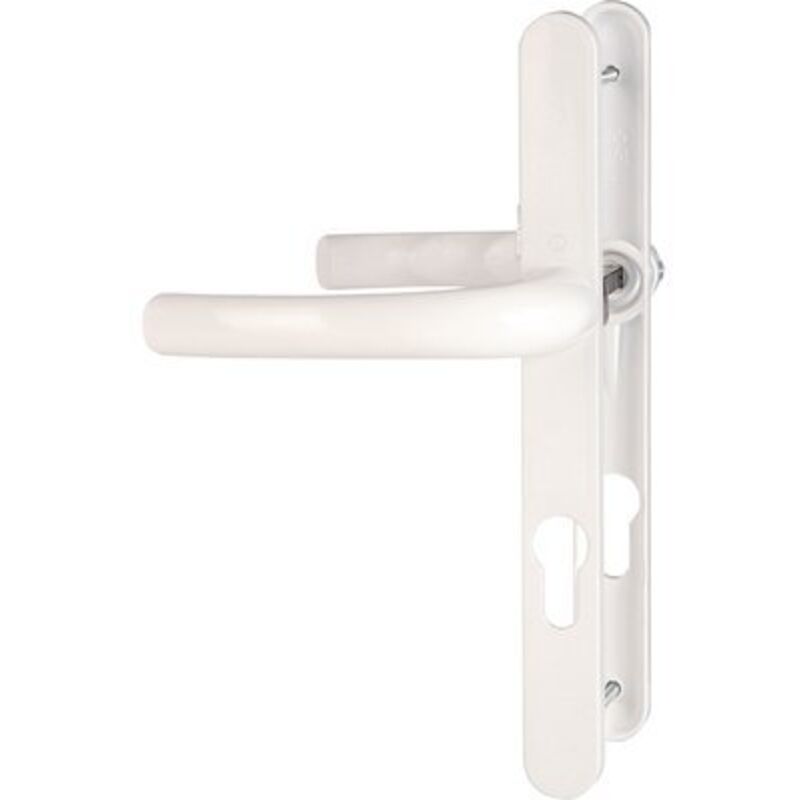 Hoppe Et Cie - Poignée de porte fenêtre - Tokyo Blanc pur - Clé i - 195 mm - Épaisseur de porte : 58 à 62 mm