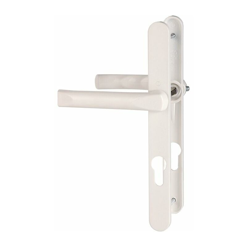 Hoppe Et Cie - Poignée de porte fenêtre - Tokyo Blanc pur - Clé i - 195 mm - Épaisseur de porte : 68 à 72 mm