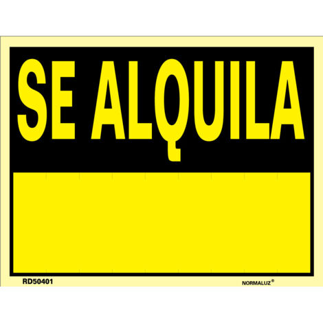 Enseigne de location luminescente 35x45 RD50401
