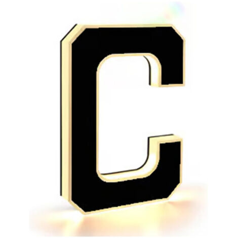 Enseigne extérieure lumineuse avec numéro de porte et adresse.