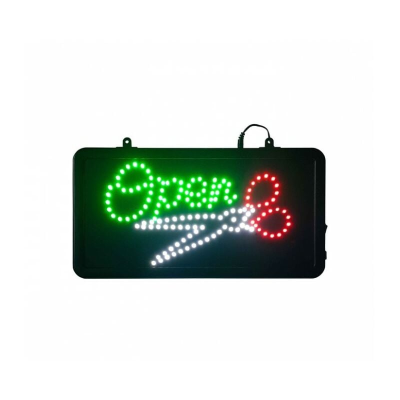 Enseigne lumineuse led intérieur coiffeur