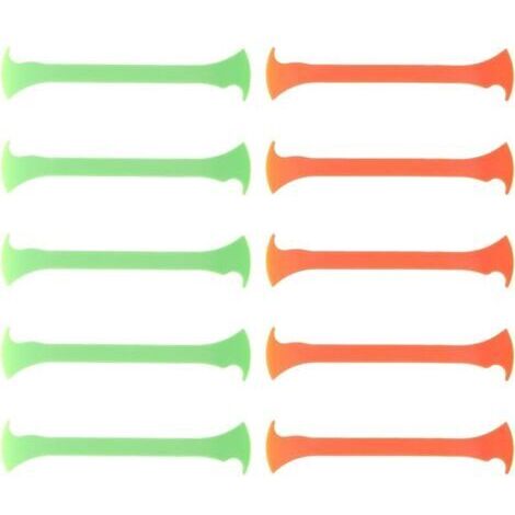 Ensemble 10 Pièces Outils pour Pose Film Vinyle Automobile, Raclette Plastique Orange et Verte Double, Grattoir Bordure Précis pour Teinte Vitres Voiture, Application