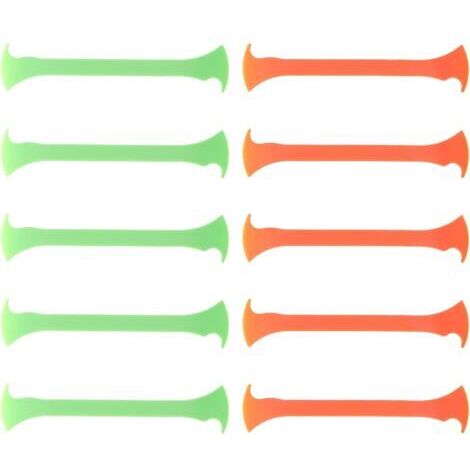 Ensemble 10 Pièces Outils pour Pose Film Vinyle Automobile, Raclette Plastique Orange et Verte Double, Grattoir Bordure Précis pour Teinte Vitres Voiture, Application