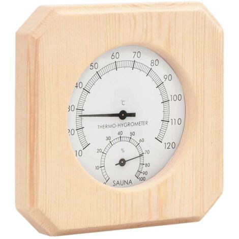 Ensemble 2 en 1 hydrothermographe et minuterie à sable de sauna CFW58764