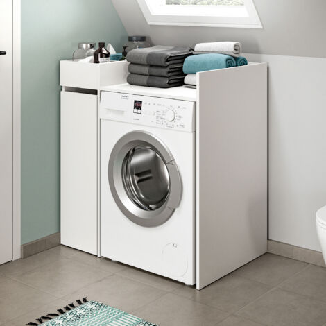 Ensemble 2 meubles de salle de bain blanc - LINGEA