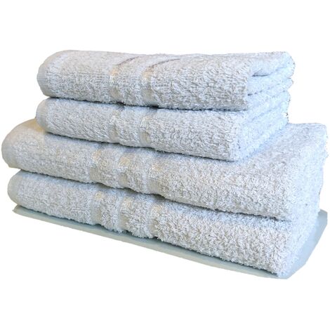 Ensemble 2 Serviettes 70 x 130 cm - Blanc