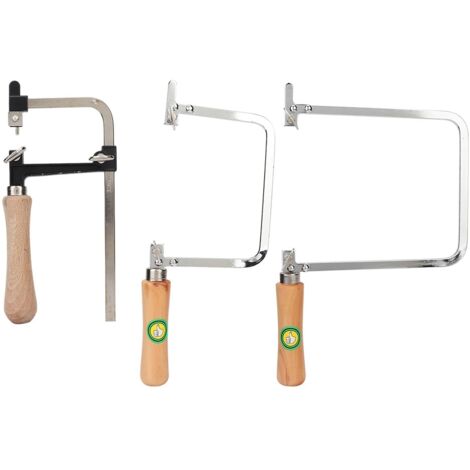 Ensemble 3 Pièces Scie à Métaux Portative en U pour Bijoux et Bricolage
