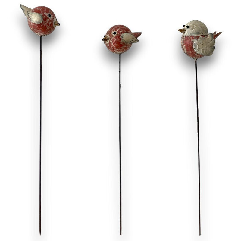 Ensemble 3 tuteurs oiseaux 23x15x110cm Ensemble 3 tuteurs oiseaux 23x15x110cm