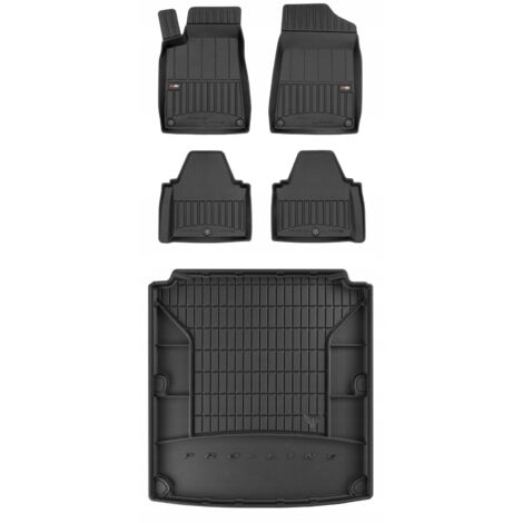 Ensemble 3D de tapis et housses en caoutchouc pour Peugeot 607 Berline