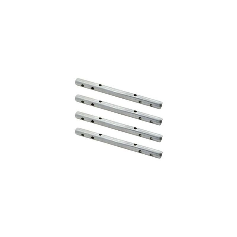 Tubesca-comabi - Ensemble de 4 manchons de liaisons poutre aluminium - Pour échafaudage R200/M368 - Réf: 06001007