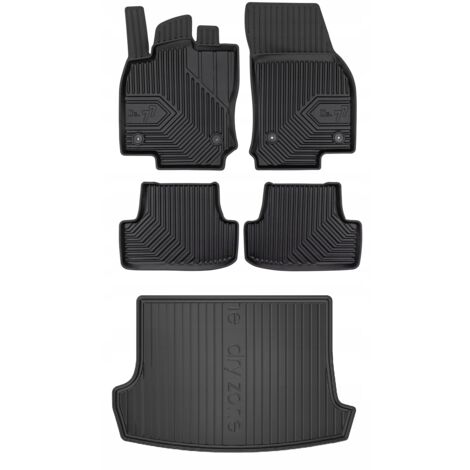 Ensemble 77 : tapis et housse en caoutchouc pour VW T-Roc à partir de 2017-