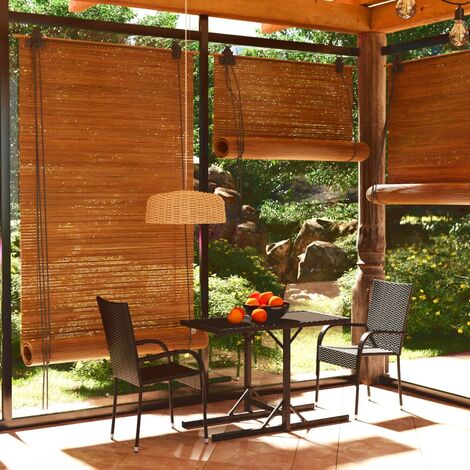 Ensemble à manger de jardin 3 pcs Noir vidaXL