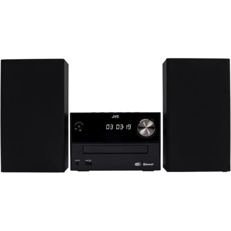 Ensemble audio micro HiFi 14W – DAB+, FM, RDS – Bluetooth 4.2 – Écran LCD – Noir – JVC