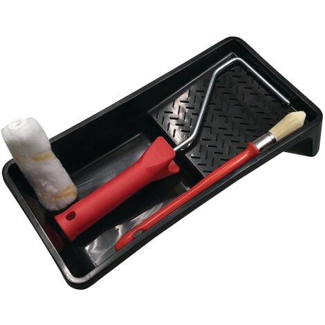 Ensemble Bac Mini Rouleau Pinceau à Rechampir Pour Peinture Mate Et Satinée - Savy