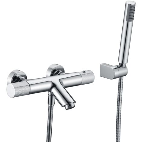 Ensemble Bain Douche Thermostatique Chromé - IMEX Line