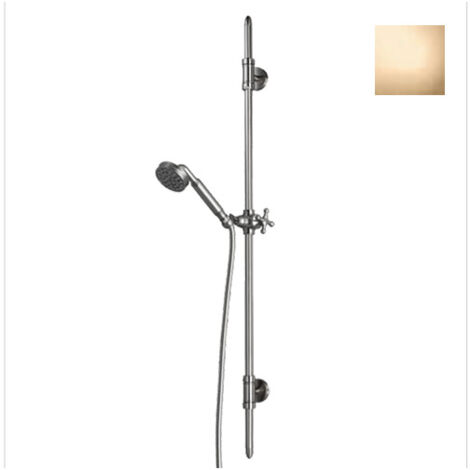 Ensemble barre de douche 110cm or Liberty Line - Bossini D19001021