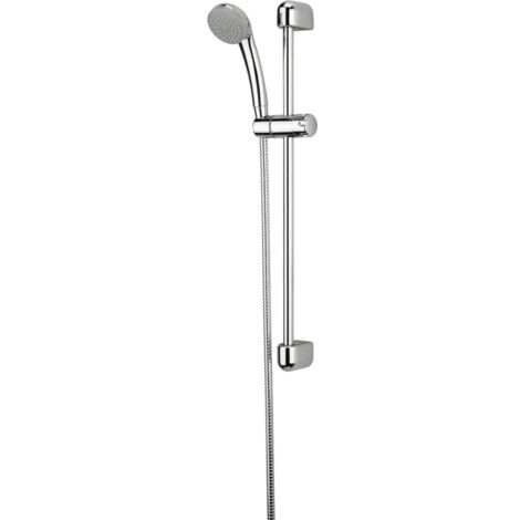 Ensemble barre de douche ANCOFLASH 1 jet Chromé - Chromé