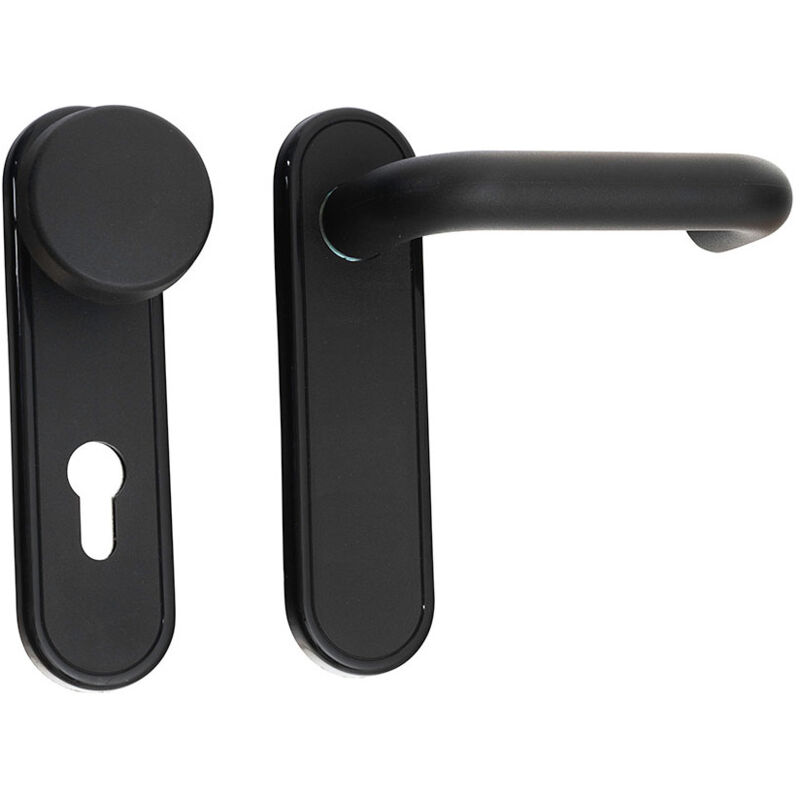 Jeu De Plaques Bouton + Poignée Coupe-Feu 1.07070.28.0 Cisa Cisa