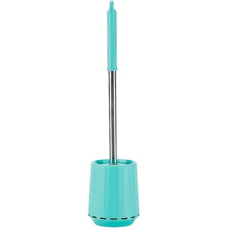 Ensemble brosse et support WC, brosse WC créative pour le nettoyage de la salle de bain, brosse de nettoyage WC à têtes souples en silicone-AquaForge