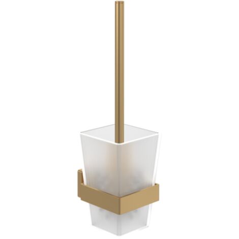 Ensemble brosse WC VILLEROY ET BOCH Elements - Striking Or Brossé