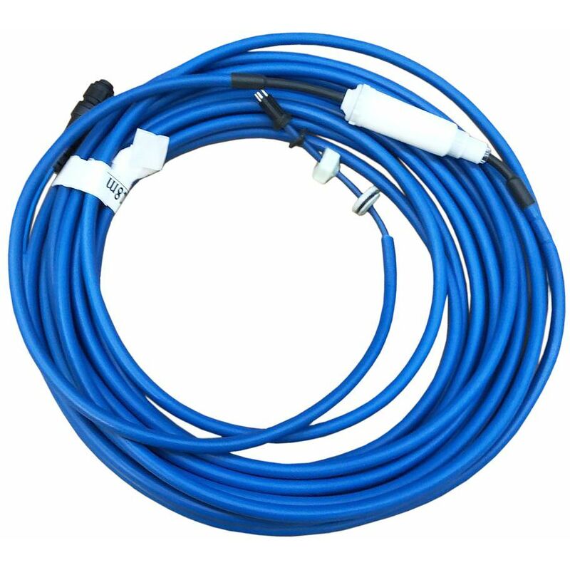 Ensemble cable + swivel io dyn 18m - Dolphin - 9995899-diy - bleu