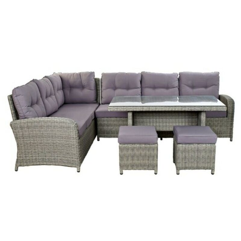 Dkd Home Decor - Ensemble canapé et table outdoor 267 x 204 x 90 cm (4 pcs)