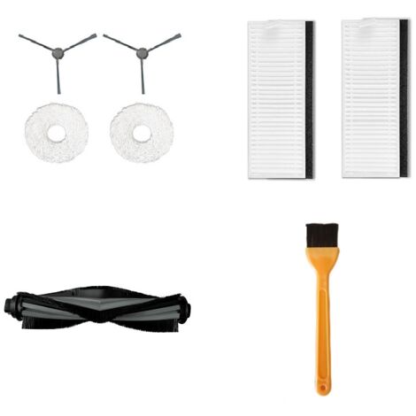 Ensemble Chiffon Vapeur et Accessoires pour Robot Aspirateur Ecovacs Deebot N9+