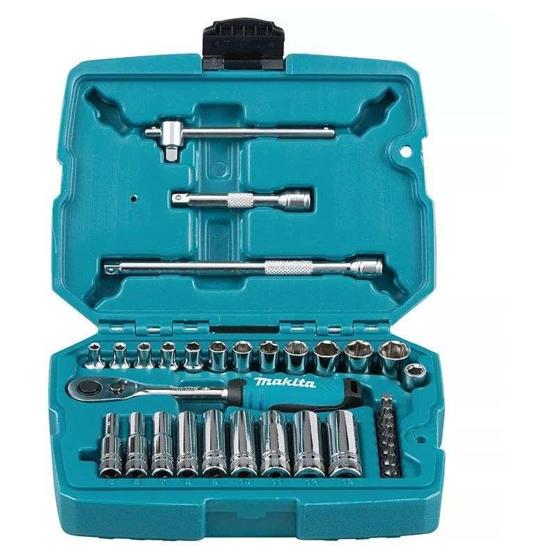 Makita - Coffret Clé à cliquet 1/4'' B-65567