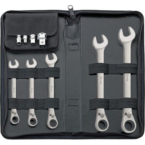 Ensemble clé a cliquet . 9 pièces umsch.8-19mm FORTIS
