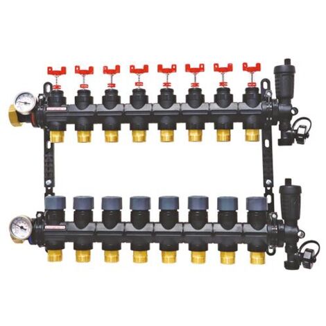 Ensemble Collecteur PCBT en matériau de synthèse 8 départs