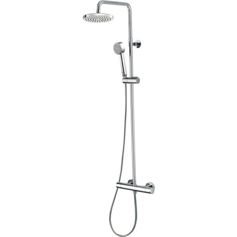 Ensemble colonne de douche mitigeur thermostatique chromé ELIOS - BOSSINI L10049030