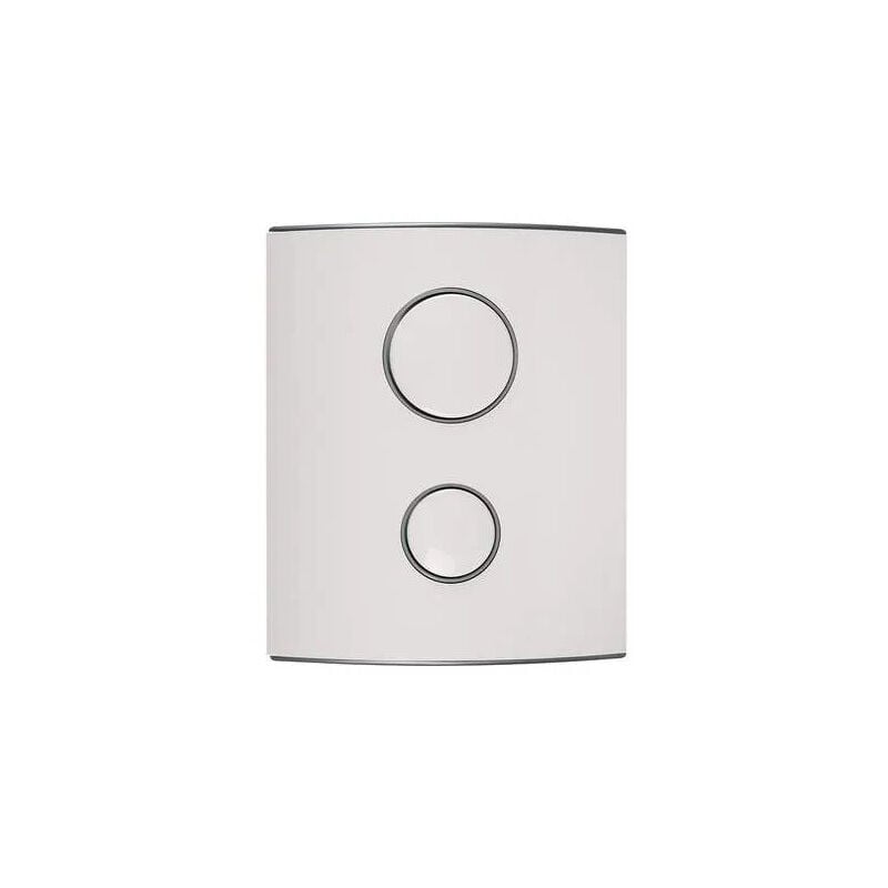 Clara - Ensemble commande pneumatique 3/6 litres blanc