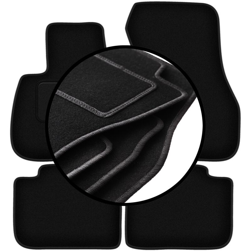 Ensemble complet de tapis en velours pour : BMW X1 F48 FL SUV (2015-)