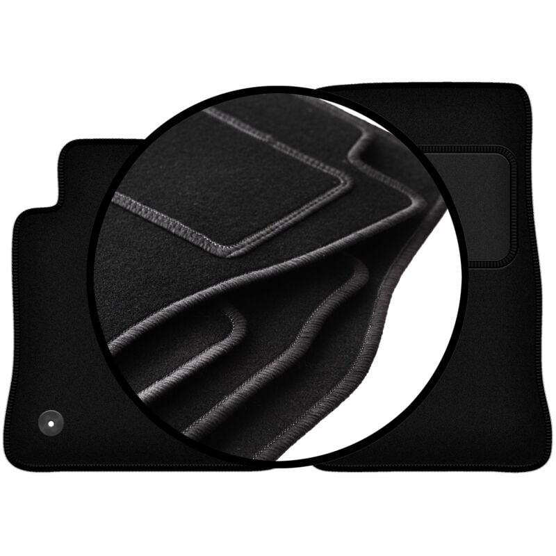 Ensemble complet de tapis en velours pour : Chevrolet Camaro VI coupé (2015-2020)