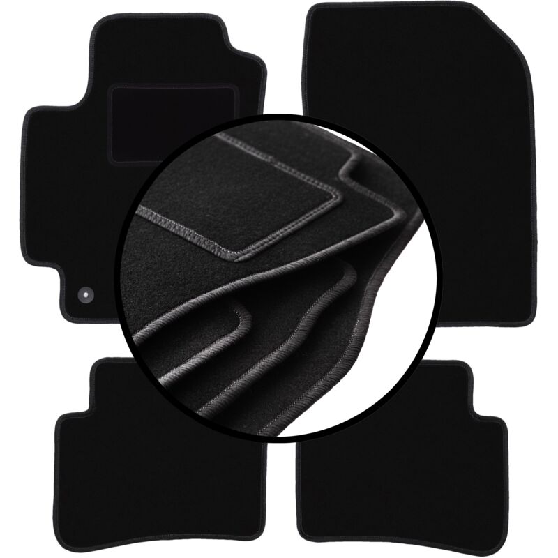 Ensemble complet de tapis en velours pour : crossover Kia Stonic (2017-)