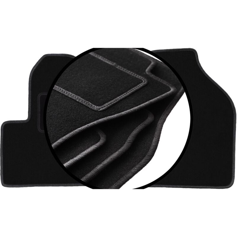 Ensemble complet de tapis en velours pour : Ford Transit Connect kombivan (2003-2012)