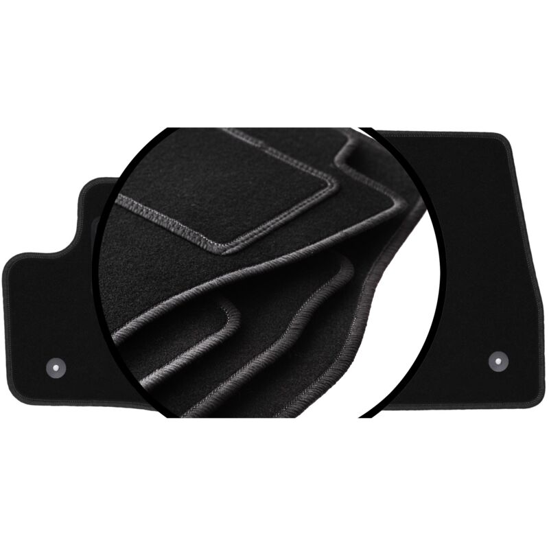 Ensemble complet de tapis en velours pour fourgonnette Ford Transit Connect FL (2017-)