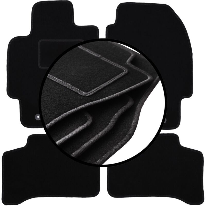 Ensemble complet de tapis en velours pour : Jaguar X-Type break, break, berline (2001-2009)