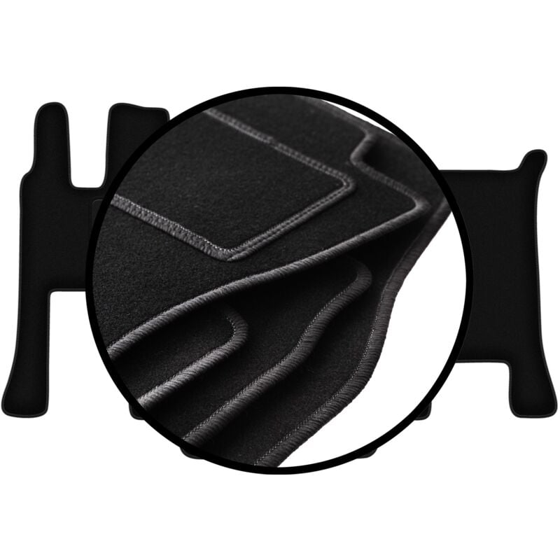 Ensemble complet de tapis en velours pour : Mercedes Actros MP4 cabine large (2011-)