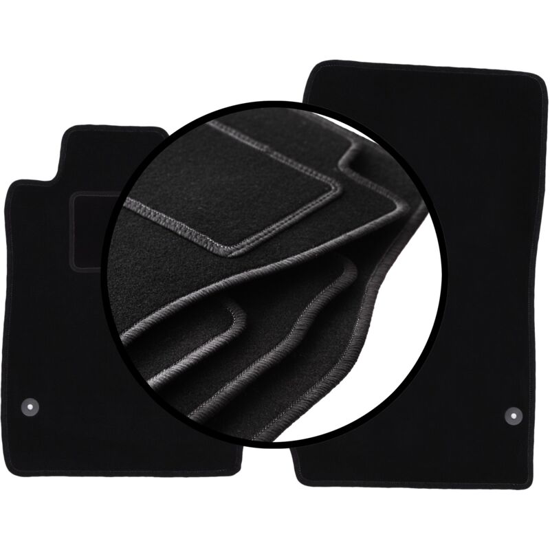 Ensemble complet de tapis en velours pour : Mercedes SLK R171 coupé (2004-2011)
