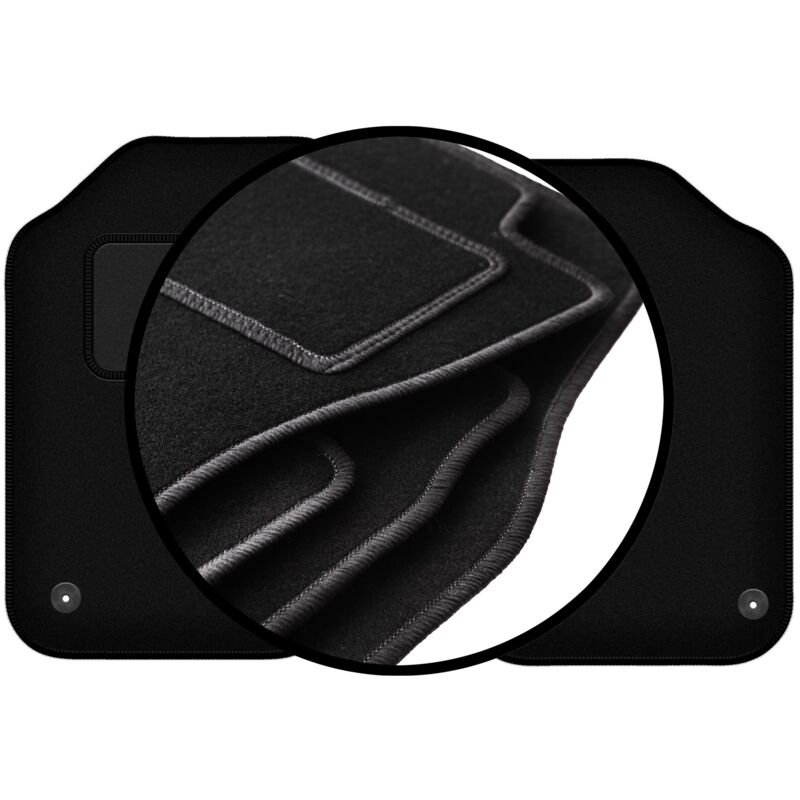 Ensemble complet de tapis en velours pour : MG F / TF coupé, cabriolet (2007-2011)