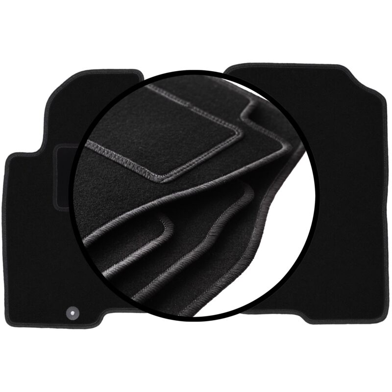 Ensemble complet de tapis en velours pour : Nissan Pathfinder R51 SUV (2005-)