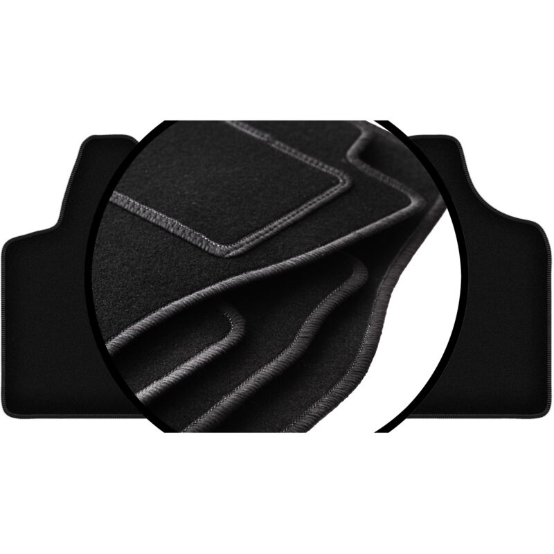 Ensemble complet de tapis en velours pour : Peugeot Expert II fourgon (2007-2016)