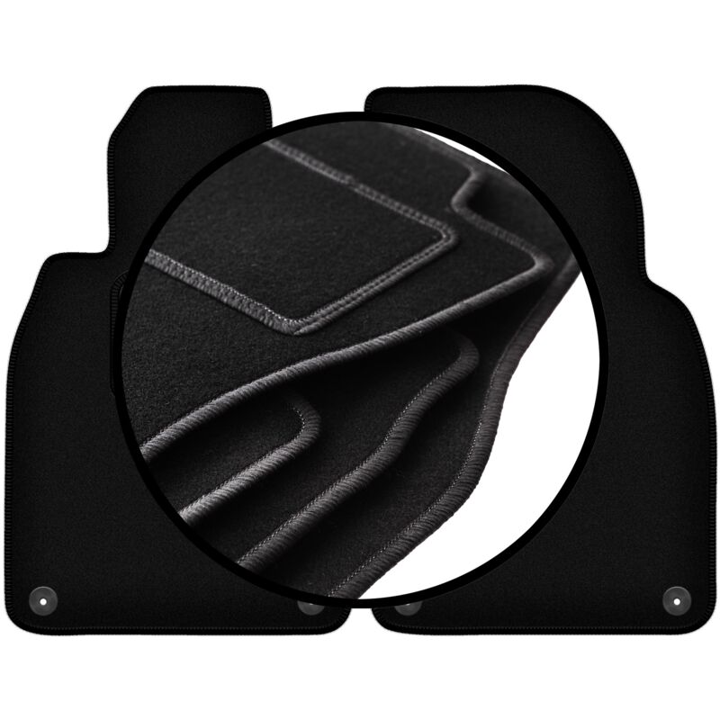 Ensemble complet de tapis en velours pour : Porsche Boxster 718 roadster (2016-)