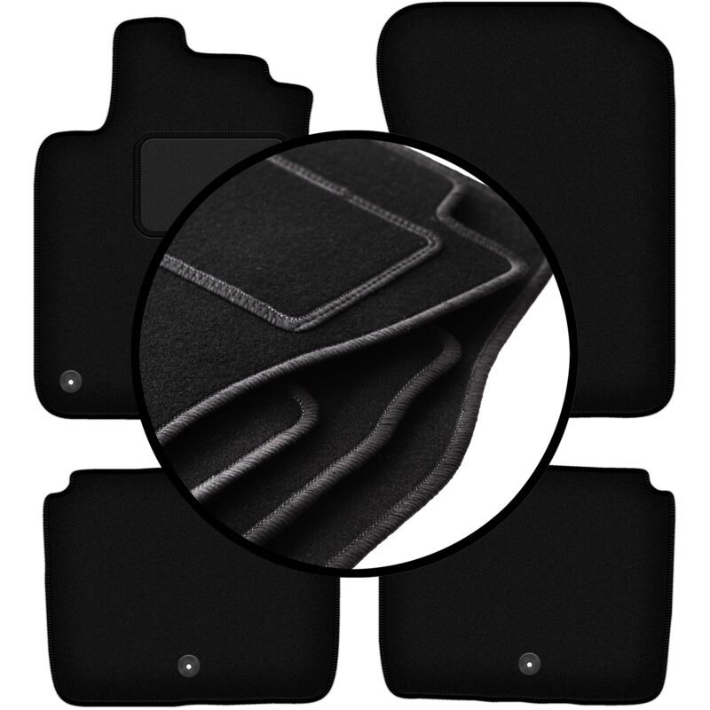 Ensemble complet de tapis en velours pour : Renault Latitude berline (2010-2015)