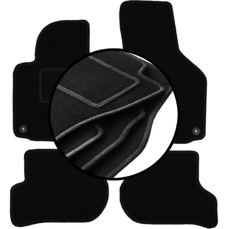 Ensemble complet de tapis en velours pour : Volkswagen Golf V à hayon, variante, break (2003-2009)