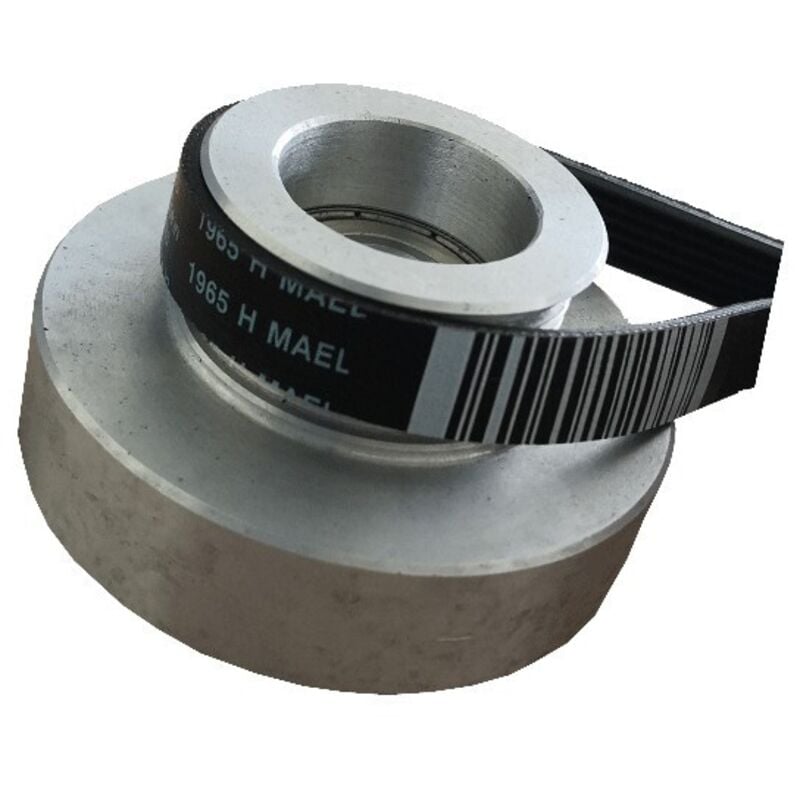 Ensemble courroie 1965H6 + poulie (reducteur)adaptable (57X0545, 57X2507) Sèche-linge BRANDT, VEDETTE, DE DIETRICH, FAGOR