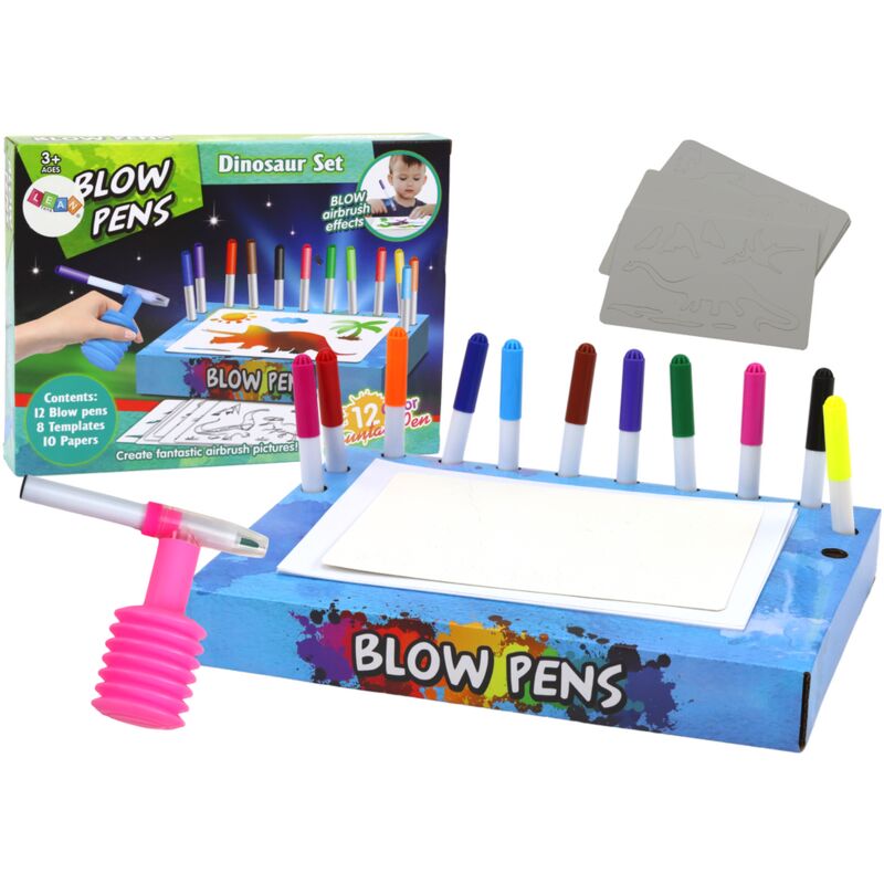 Ensemble créatif marqueurs gonflables marqueurs dinosaures